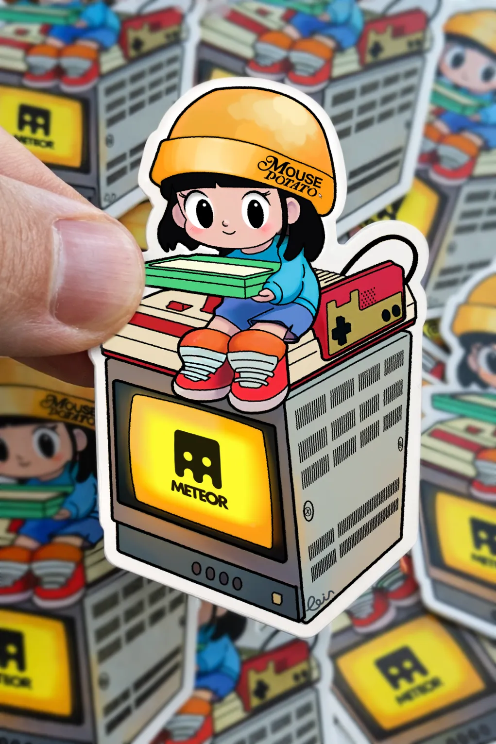 My Famicase Exhibition Seoul — mascot sticker design