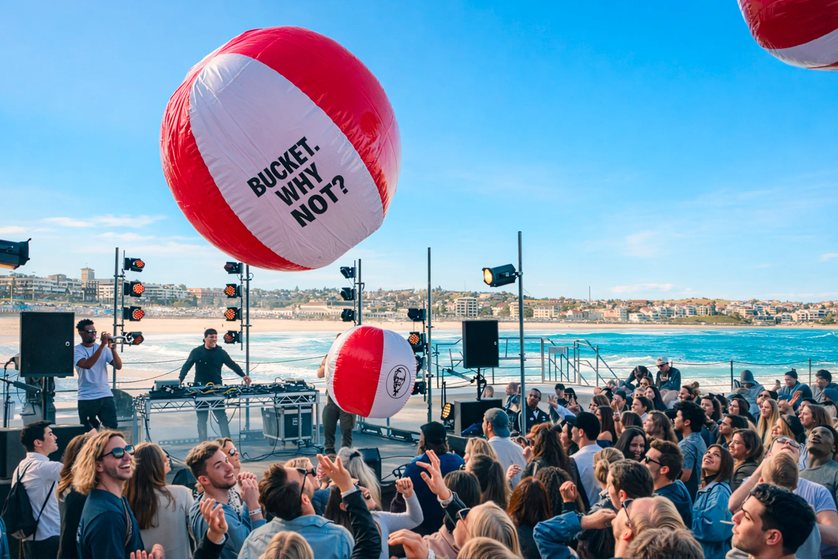KFC — beach ball at Bondi Icebergs