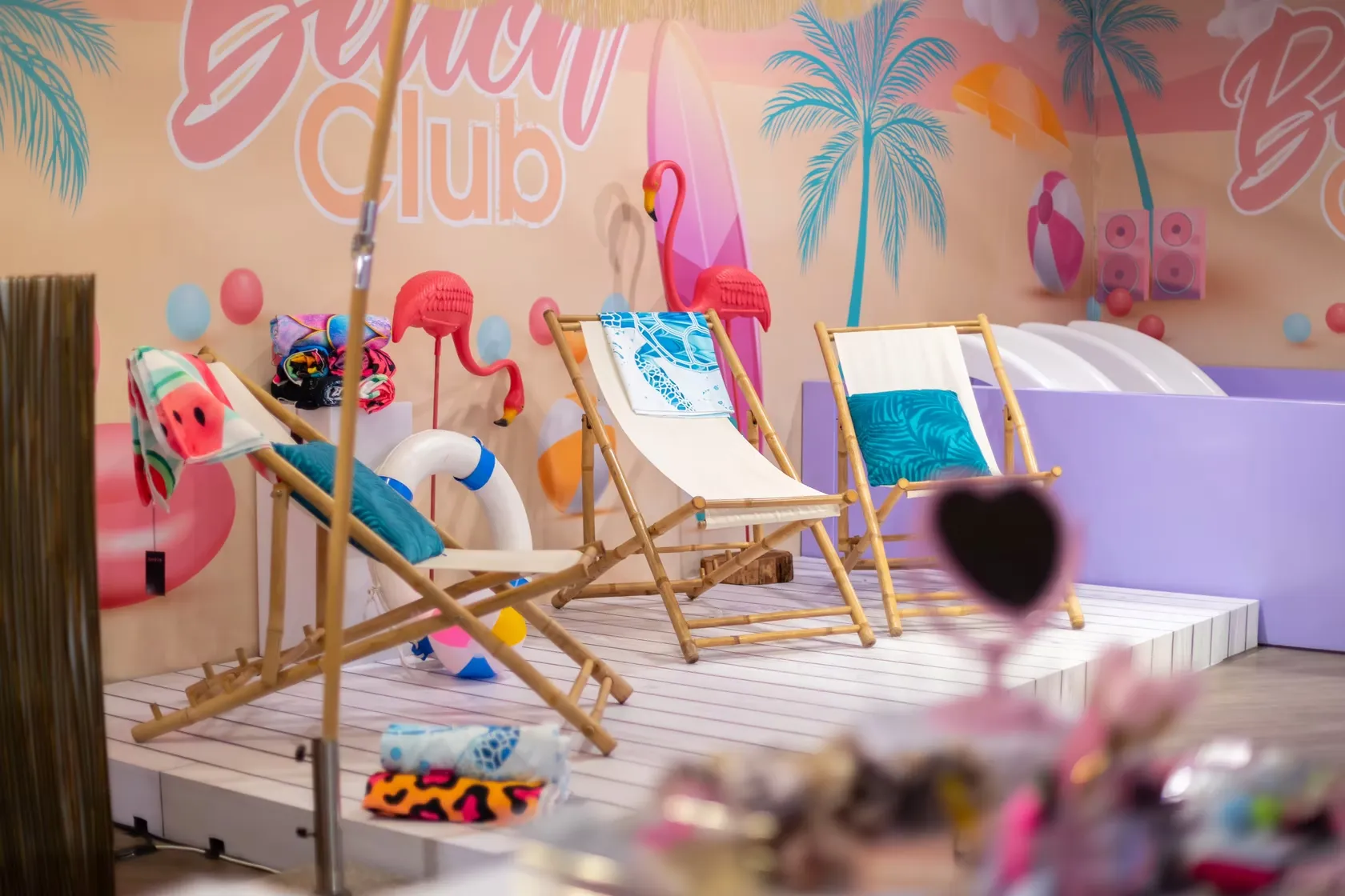 SHEIN Beach Club — wide store interior view