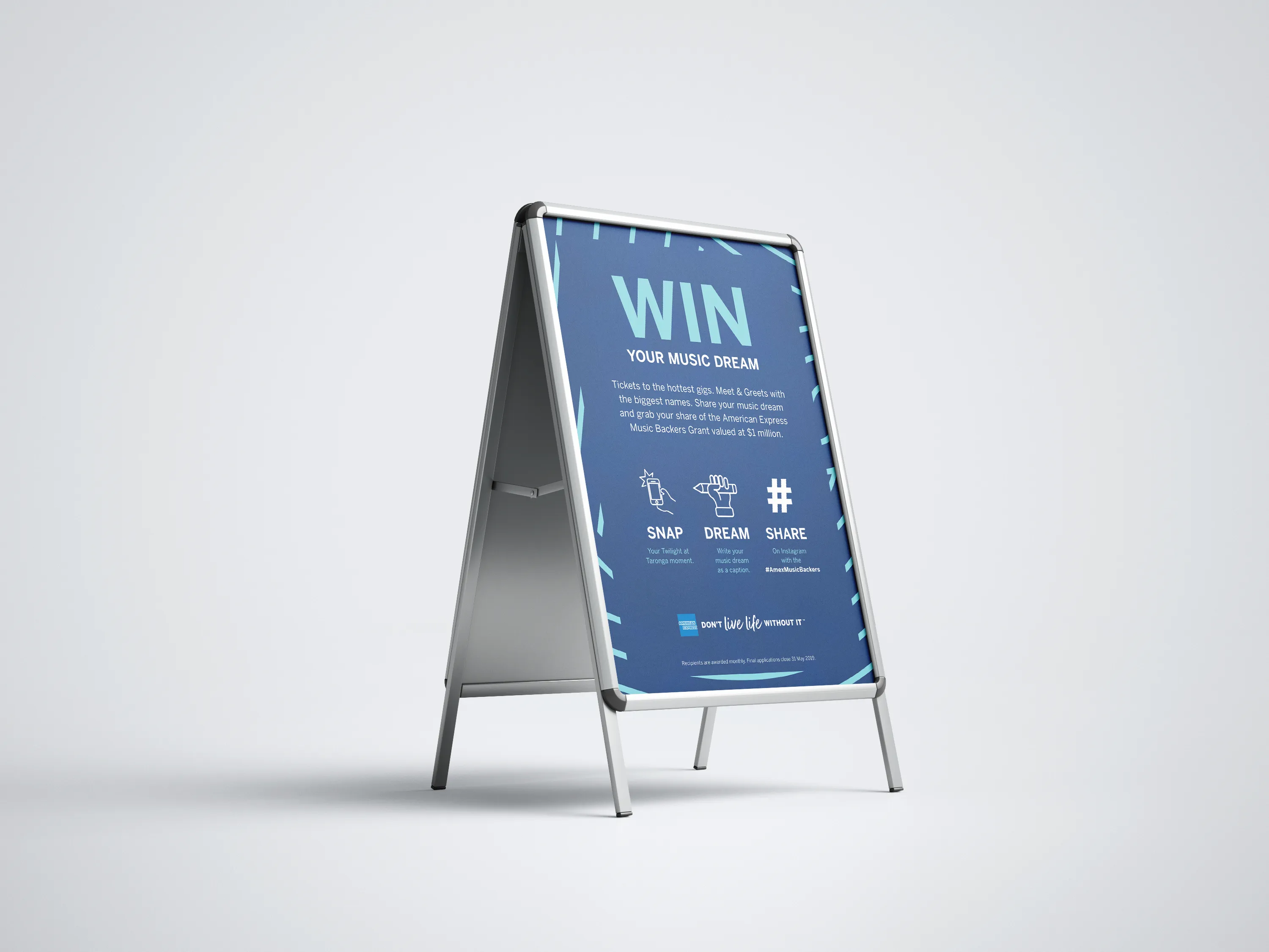 Amex Music Backers — A-frame